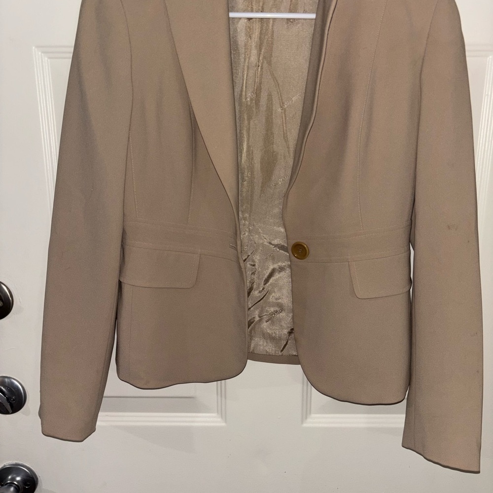Ann Taylor Beige Women's Blazer